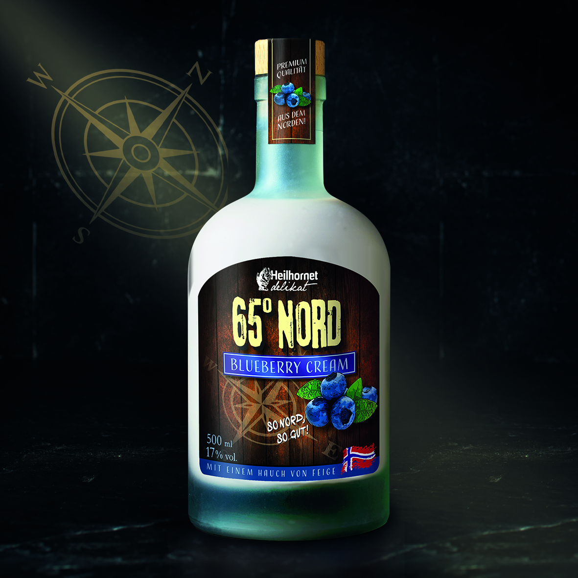 65° Nord Blueberry Cream – Fruchtiger Blaubeerlikör