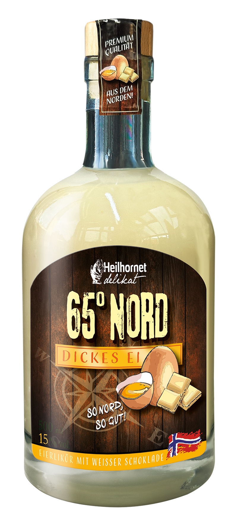  65° Nord Dickes Ei – Der cremige Eierlikör-Genuss